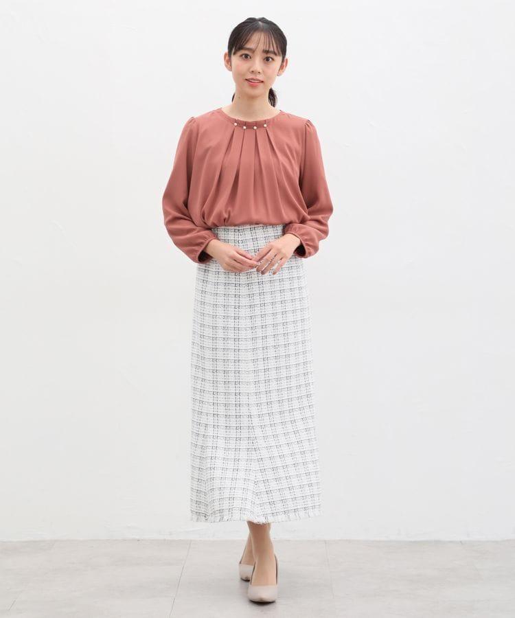 出所：ハニーズ公式通販 あったか裏地ブラウス