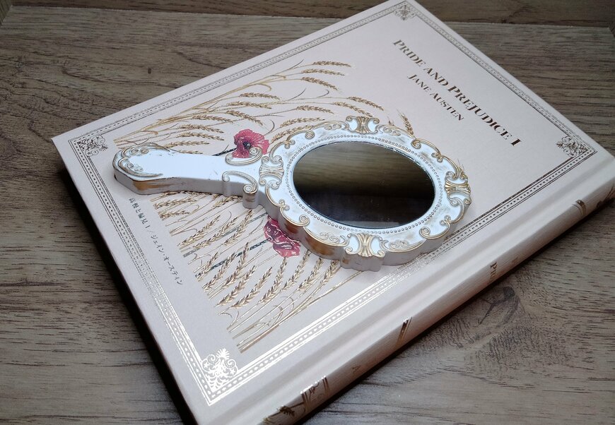 筆者撮影（セリア、インテリアオブジェ ミラー）