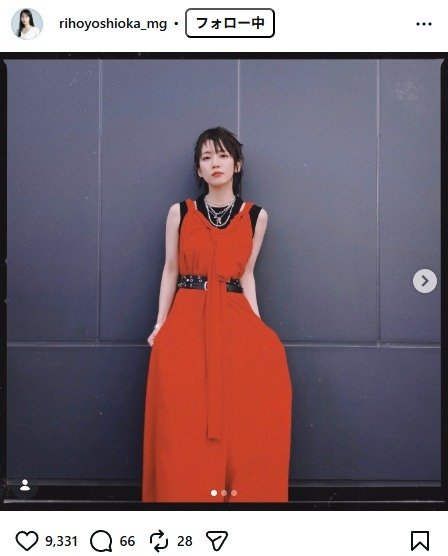 出所：吉岡里帆マネージャーInstagram（＠rihoyoshioka_mg） 参照日：2026年4月9日