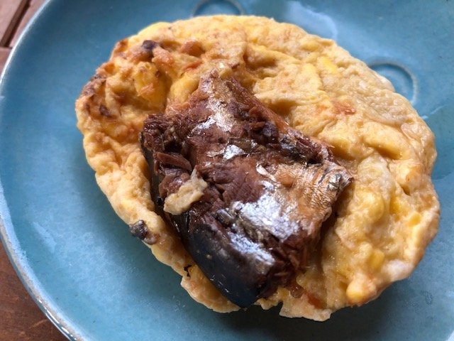 イワシオムレツ（筆者撮影）