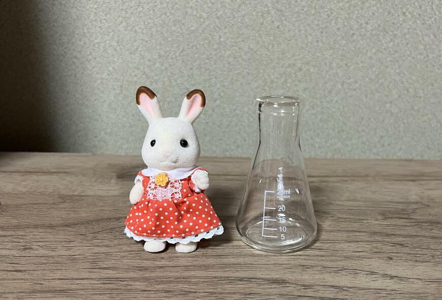 ダイソー、インテリア用ミニビーカー 3種アソート 画像