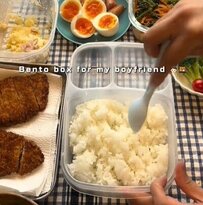 【彼女が作る】仕事に行きたくない彼氏への「とんかつ弁当」が話題