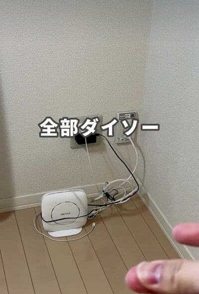 生活感が出がちなWi-Fiルーターやコード類