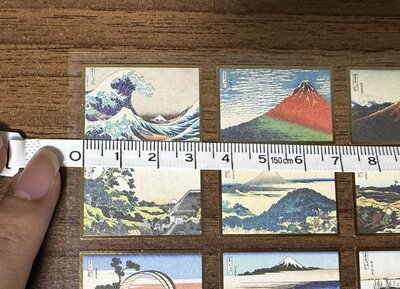 キャンドゥ、デコレーションシール　箔押し　葛飾北斎商品画像