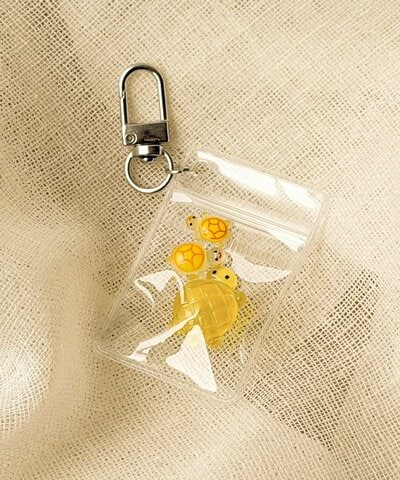 3COINS、カメ3匹キーホルダー商品画像