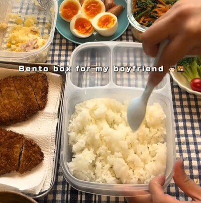 【彼女が作る】仕事に行きたくない彼氏への「とんかつ弁当」が話題