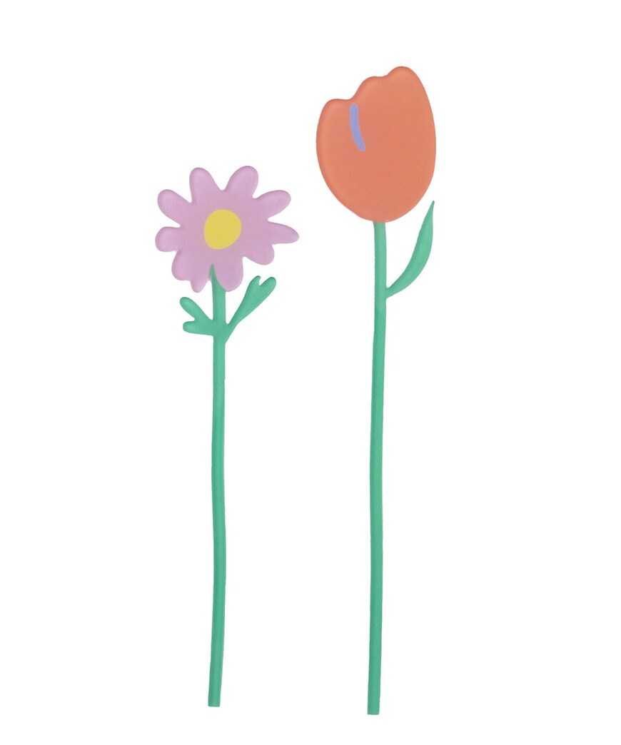 出所：パルグループ公式ファッション通販サイト 3COINS 【Colorful interior】アクリルフラワー2本セット