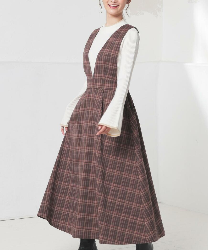 ハニーズ、Vネックジャンスカ画像