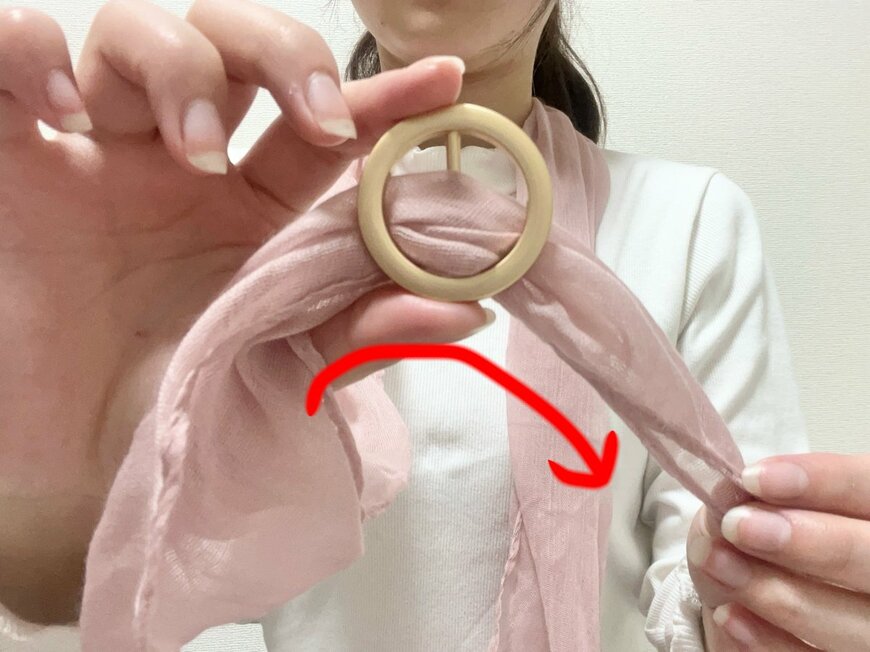 セリア「ベーシックストール」「スカーフリング」