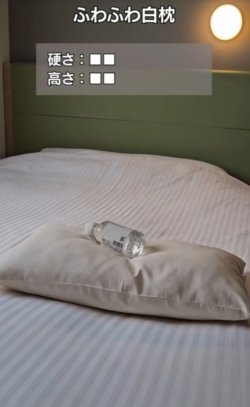 ホテルでよく見る普通の枕