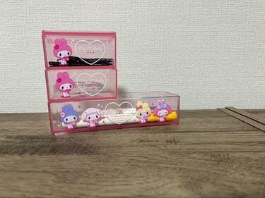 祝マイメロ50周年！ダイソーで買った「システムケース」がかわいい
