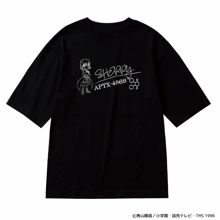 「灰原哀」デザインはこちらも細めの線画になっています