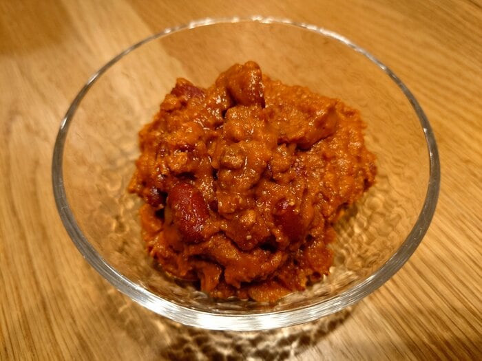 トマトとスパイスのいい香りが!