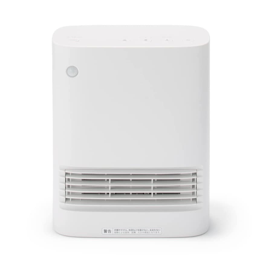 出所：無印良品公式　温風がすぐに出る　セラミックファンヒーター