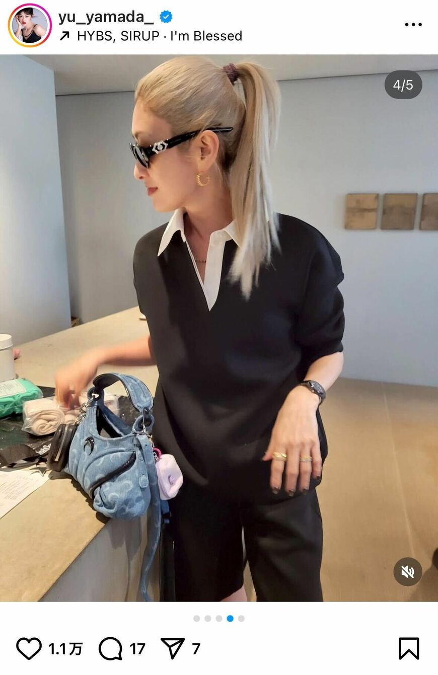 出所：山田優のInstagram（＠yu_yamada_）参照日：2025年6月5日