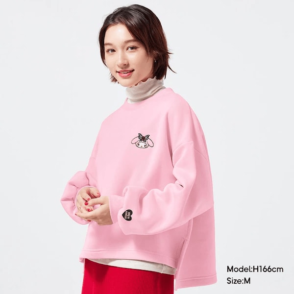 出所：GU公式 ファッション通販サイト スウェットプルオーバー(長袖) Sanrio characters×ANNA SUI 1