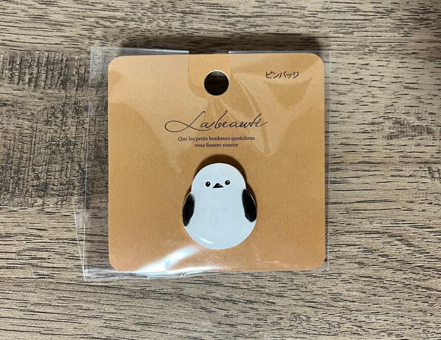 キャンドゥ、シマエナガピンバッジ画像