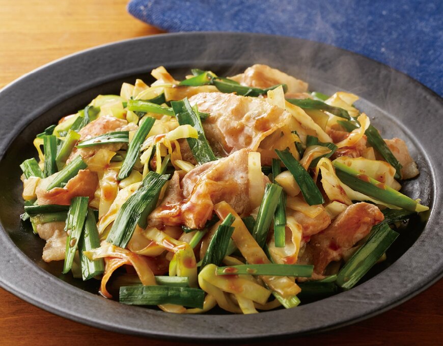 ジョイフルの新商品:大分名物ニラ豚定食