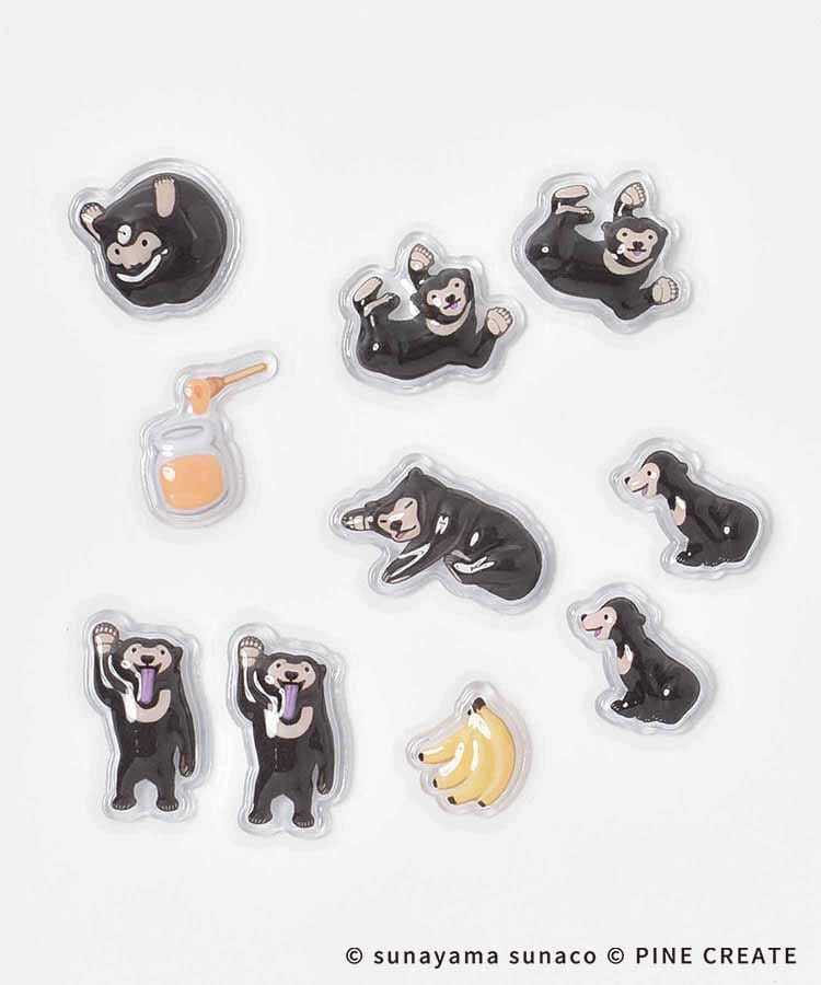 ブルーブルーエ公式　kumagotoぷくdecoシールの画像