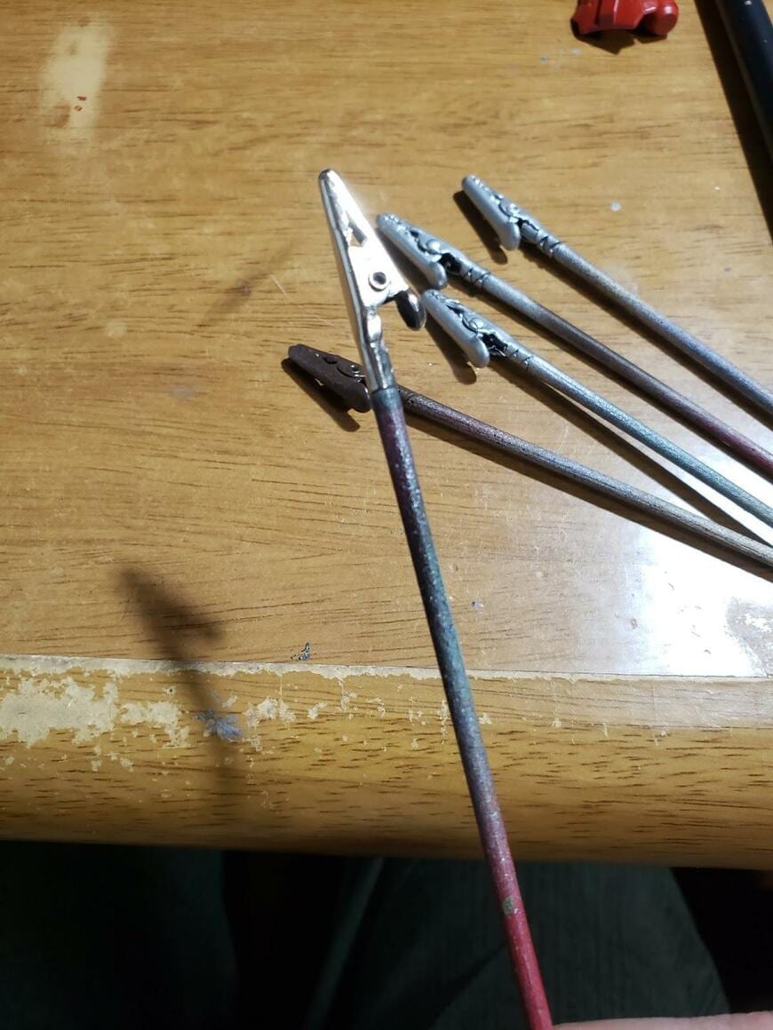 プラモデル制作で使うクリップ棒