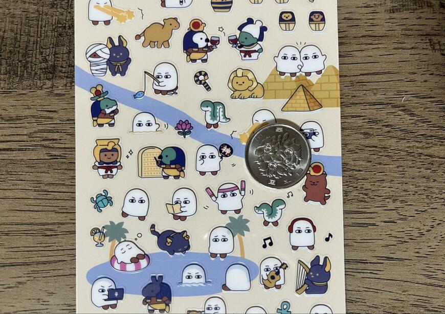 セリア、デザインシール ミステリーフレンズ エジプト商品画像