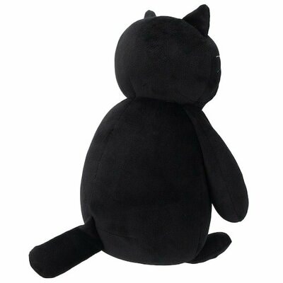 ニトリ公式通販ニトリネット 背当てクッション(デコネコ ブラック)商品画像