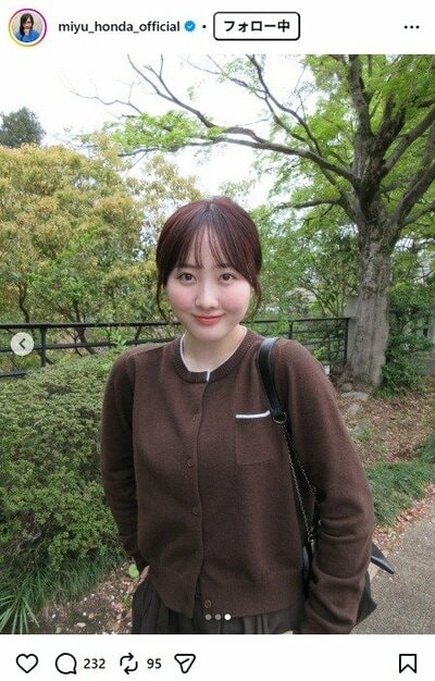 本田望結のInstagram投稿