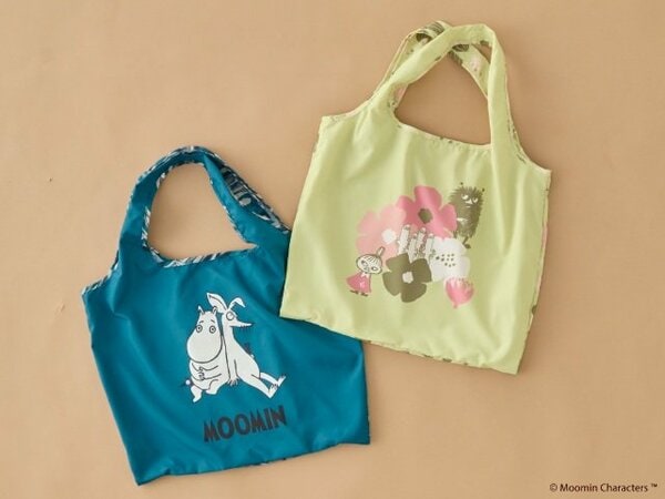 ムーミンのナチュラルな世界観を表現した2種類のエコバッグ