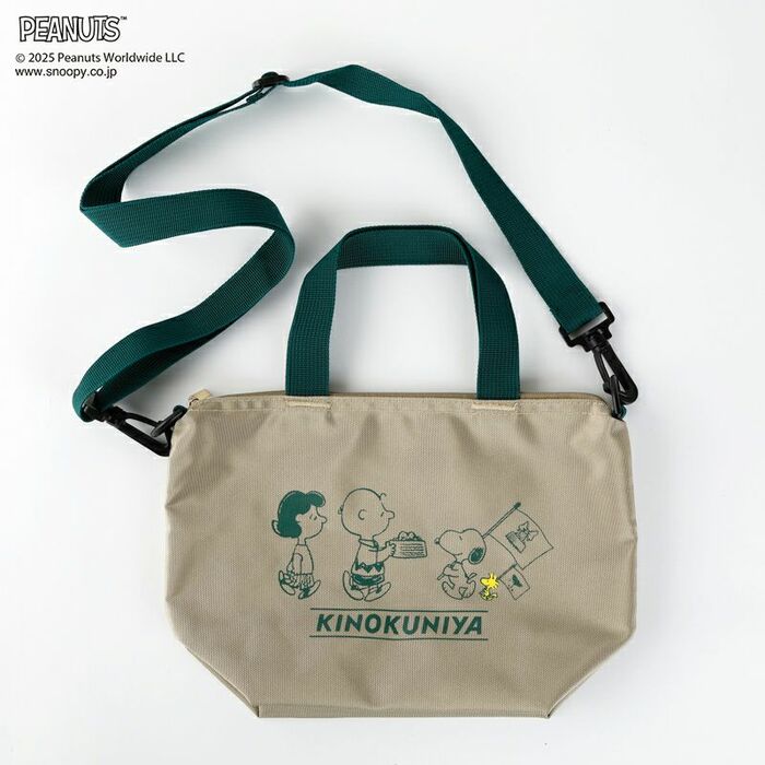 PEANUTS×紀ノ国屋コラボショルダー付きミニバッグ