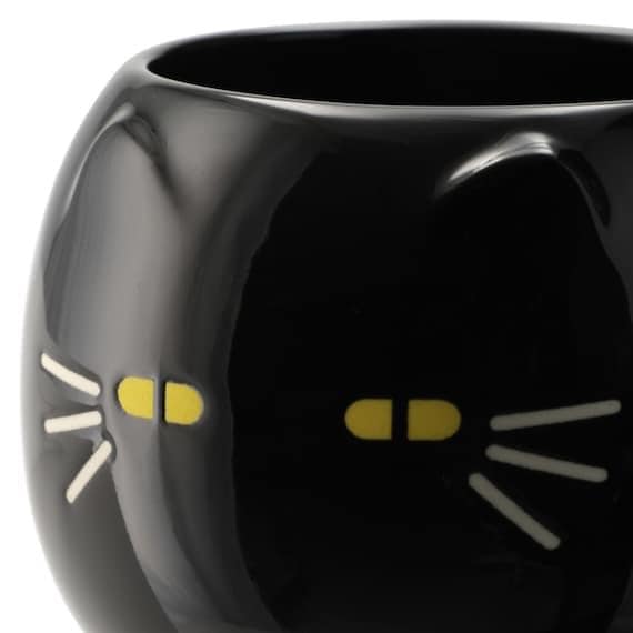 出所：ニトリ公式通販ニトリネット デコネコ マグ(ブラック DS509)