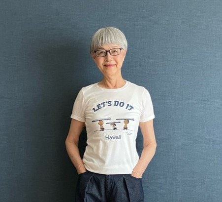 【70代マダム】ワイドパンツ×コンバースのスニーカーでおしゃれな「デイリーコーデ」！バランスの取れたおしゃれなスタイルが参考になる