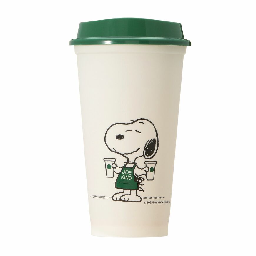 出所：スターバックスコーヒージャパン株式会社公式　PEANUTS リユーザブルカップ ホワイト