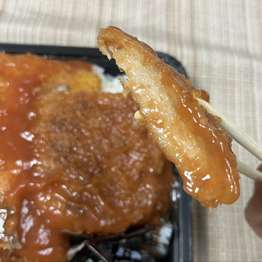 1キロ弁当のチキンカツ