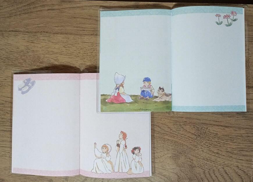 セリア、世界名作劇場A6ダイアリー画像