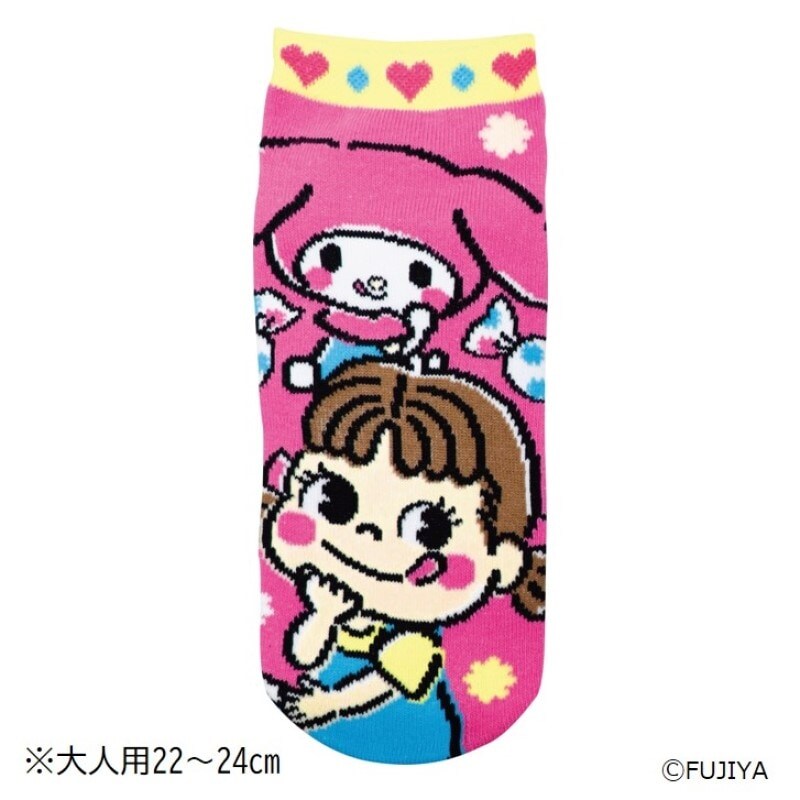 靴下3足セット(ペコちゃん×サンリオ)