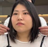 【大変身】子育てで忙しい女性が「小顔に見える髪型」を希望　驚きの変身姿が話題に！