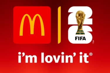 マクドナルドのW杯コラボ「VIVA！ワールドマック」サッカーボール模様