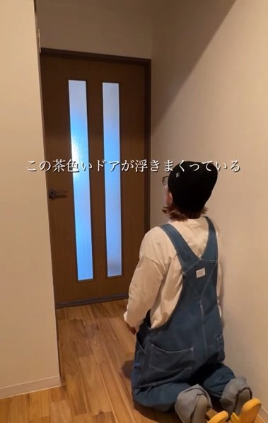 変身前の室内ドア