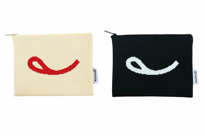 会場で税込3000円以上の商品を購入した方には非売品のオリジナルニットポーチをプレゼント