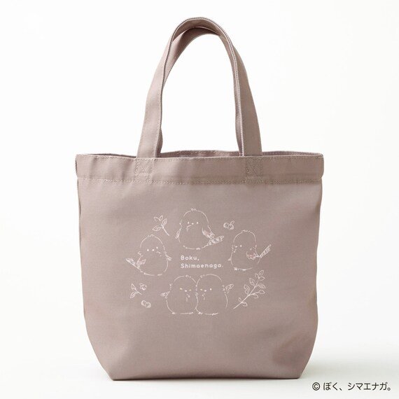 出所：ニトリ公式通販ニトリネット ぼく、シマエナガ。 ランチトート(ブラウン)