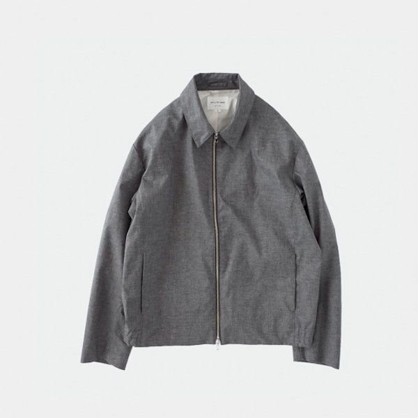 STILL BY HAND - 麻＆ポリエステル素材ブルゾン【BL0391】Grey ¥29,160（税込）