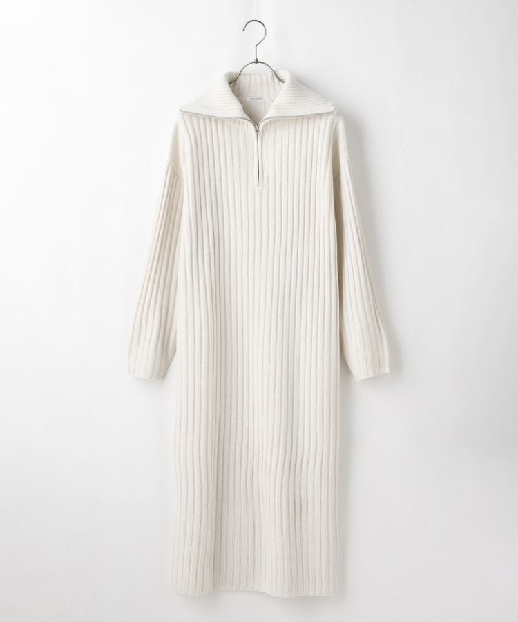 出所：ハニーズ公式通販ハーフジップワンピース