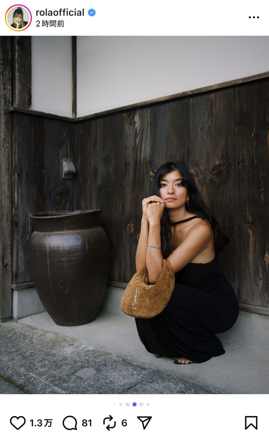 出所：ローラのInstagram（＠rolaofficial）参照日：2025年8月22日