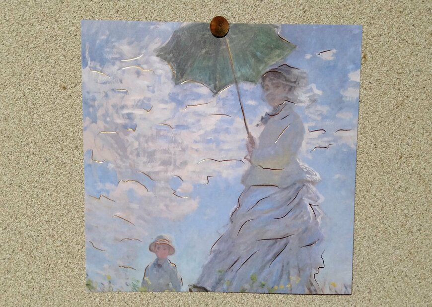 筆者撮影（セリア、デザインペーパー モネ）