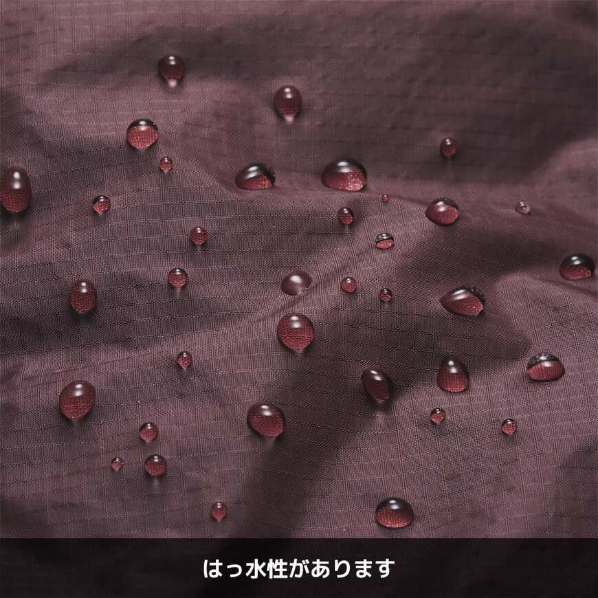 表地は撥水性の高いテフロンエコエリート加工です