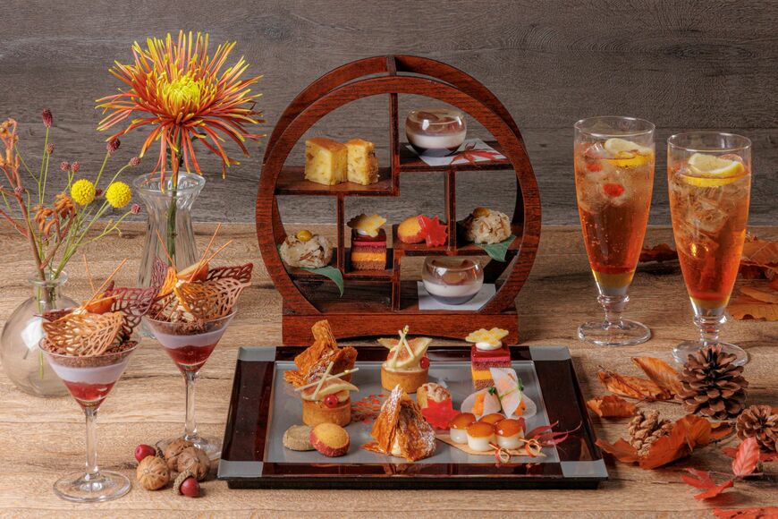 京都 アートグレイス ウエディングヒルズの「はんなり紅葉アフタヌーンティー」