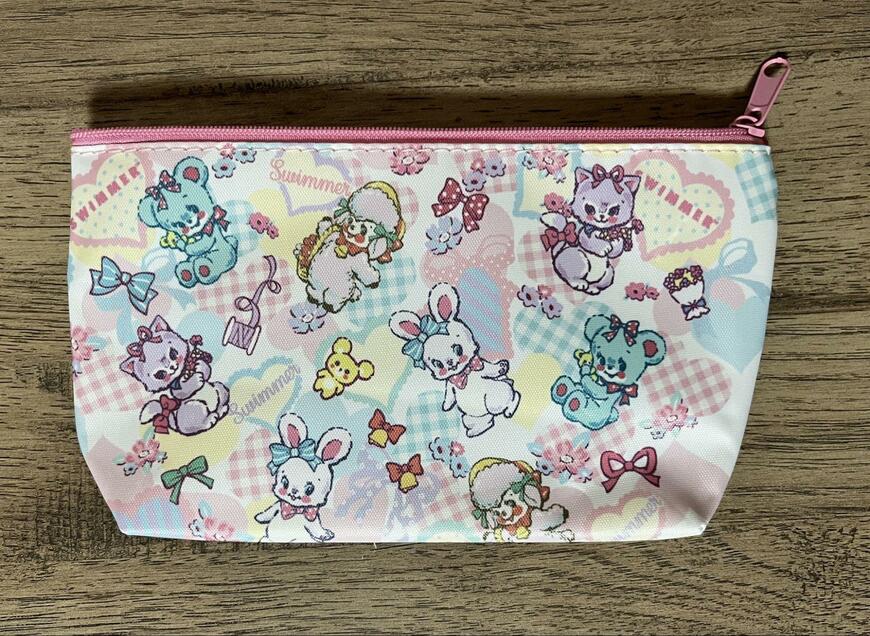 セリア、SWIMMERフナガタポーチKawaii画像