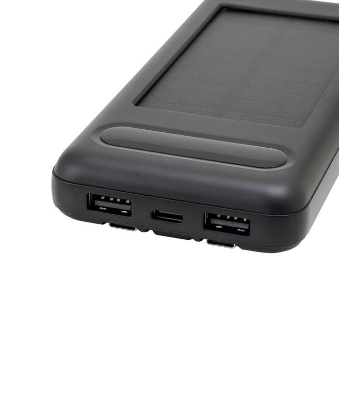 3COINS ソーラー充電モバイルバッテリー/SOBANI