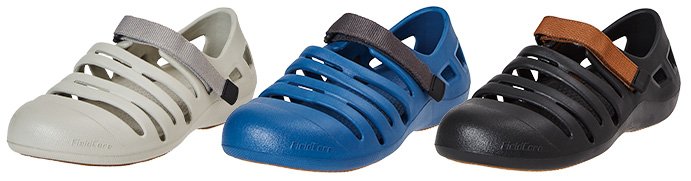 足首のバンドによってホールド感がアップ