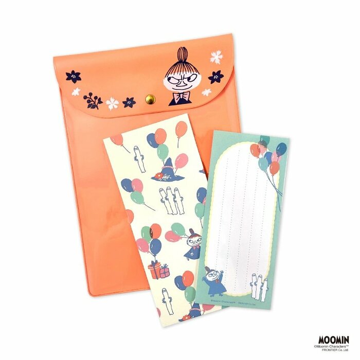 「ＰＶＣケース入 一筆箋セット」は、封筒と一筆箋がセット